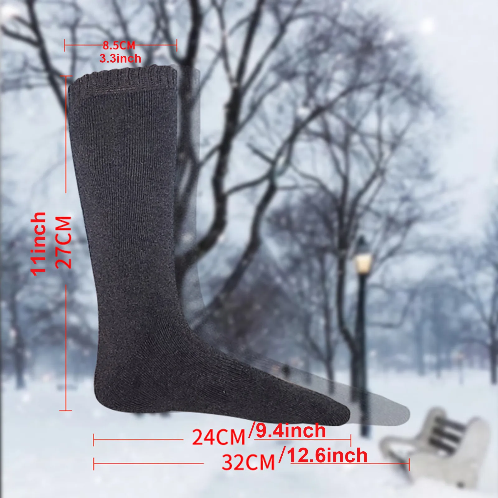 Носки с электроподогревом зимние для мужчин и женщин обувь езды на мотоцикле