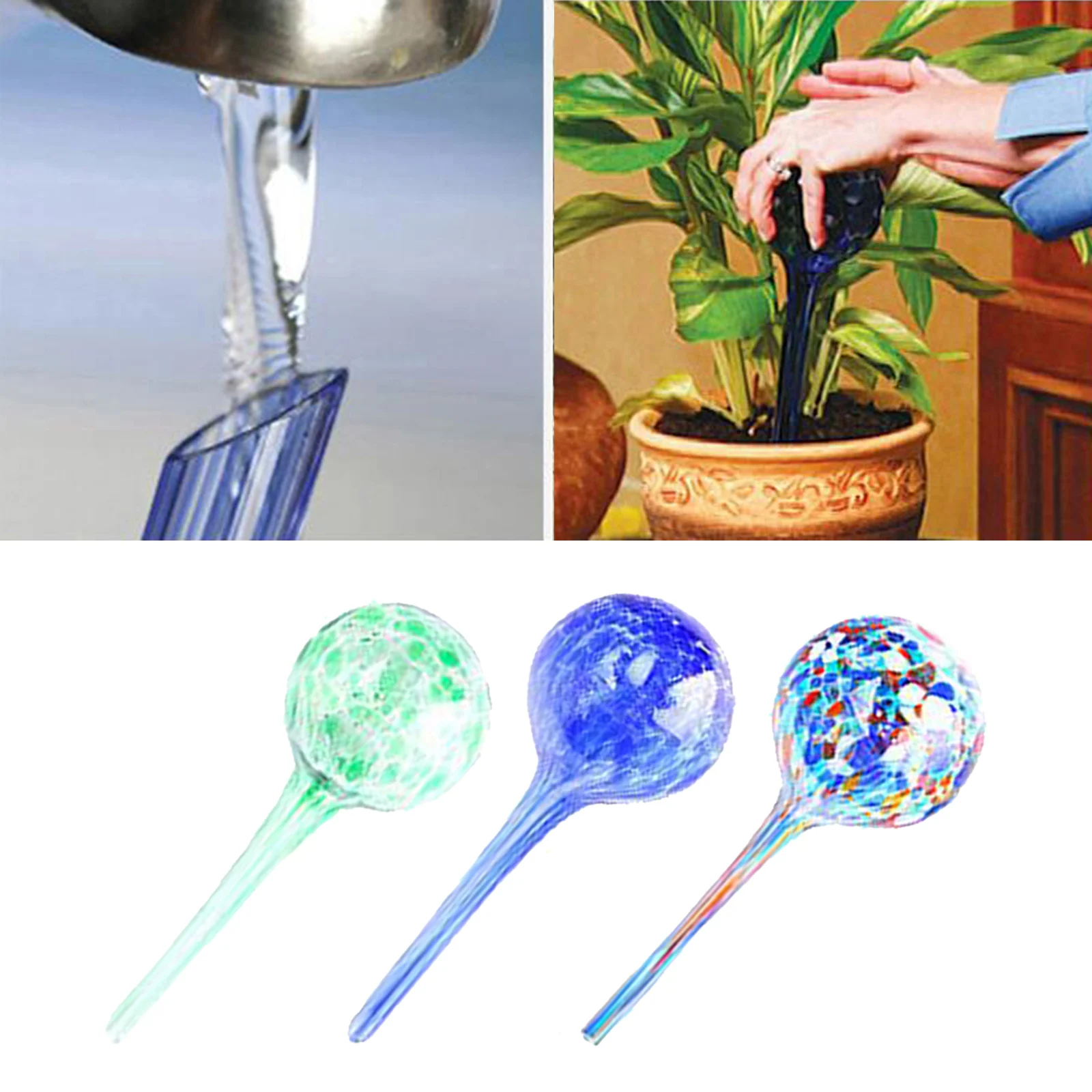 

Self Watering Bulbs Globes Automatic Drip Irrigation Waterer Indoor