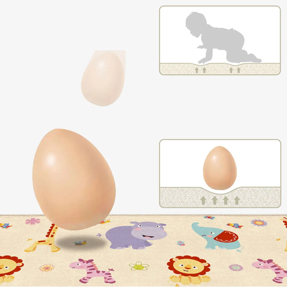 LDPE детский игровой коврик ползающий складной уплотненный экологически чистый