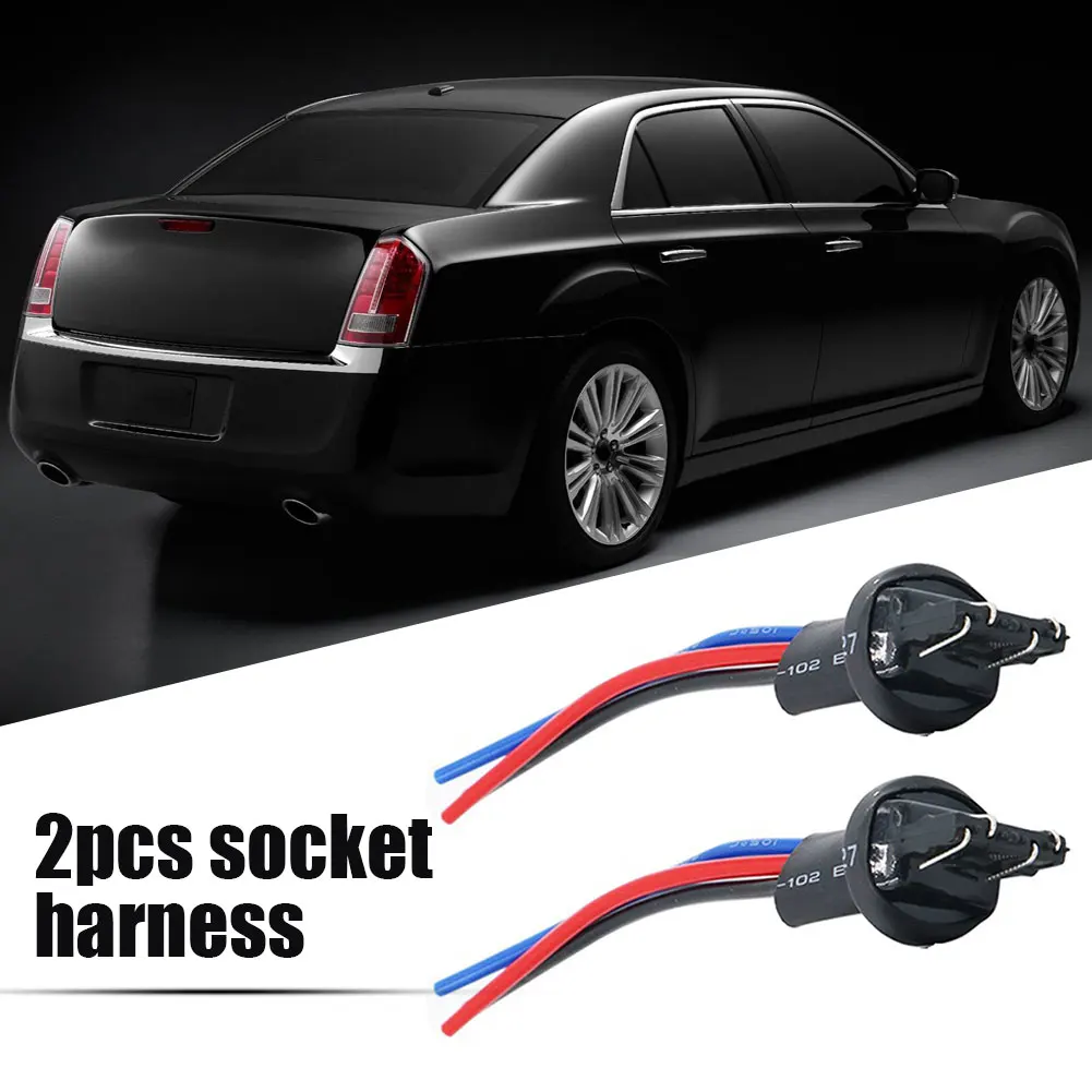 2pcs 7443 T20 Bulb Connector Male Adapter for Car Turn Signal Socket | Автомобили и мотоциклы