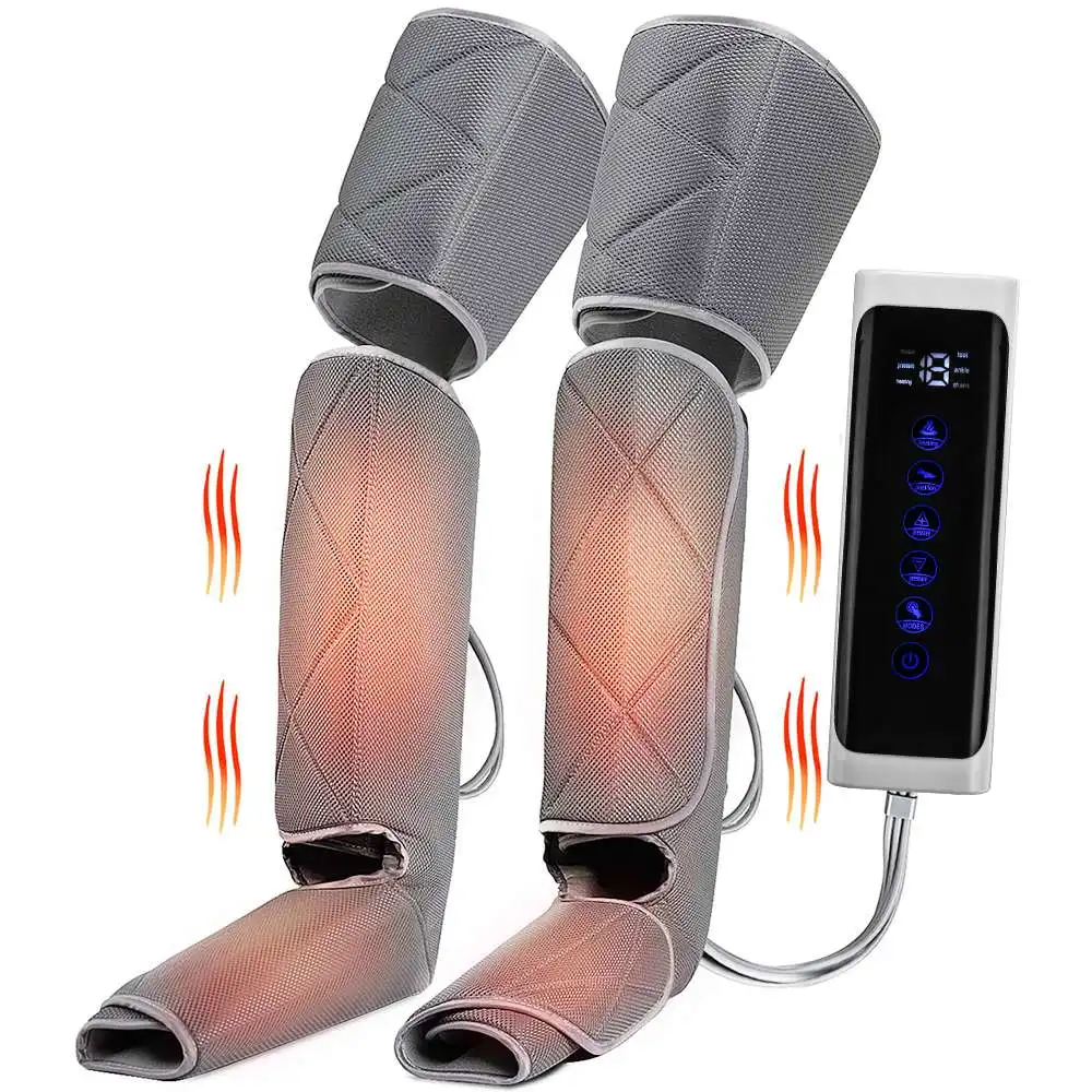 Air Compression Leg Foot Massager Vibration Therapy Arm Waist Pneumatic Air Wraps 3Modes Promote Blood Relax Relieve Fatigue