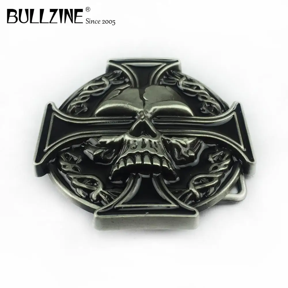Bullzine Оптовая Продажа цинковый сплав Ретро черный эмалированный женские