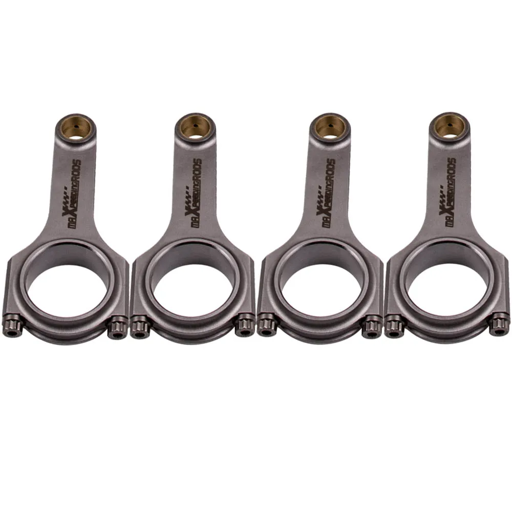 

H Beam 4340 Conrod Connecting Rods For Opel Vectra A 1988-1995 2.0i 16V 143mm For Vauxhall VX220 E01 00-05 2.0i Turbo Conrods