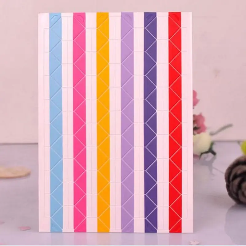 

1 Sheet=102 pcs Memo Pad Stickers DIY Scrapbook Photo Album Frame Corner Sticker PVC Paper Sticker Home Decoration