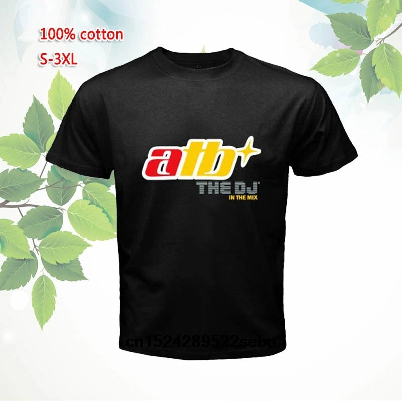

New DJ ATB Andr Tanneberger Trance Electro Music Men's Black T-Shirt women