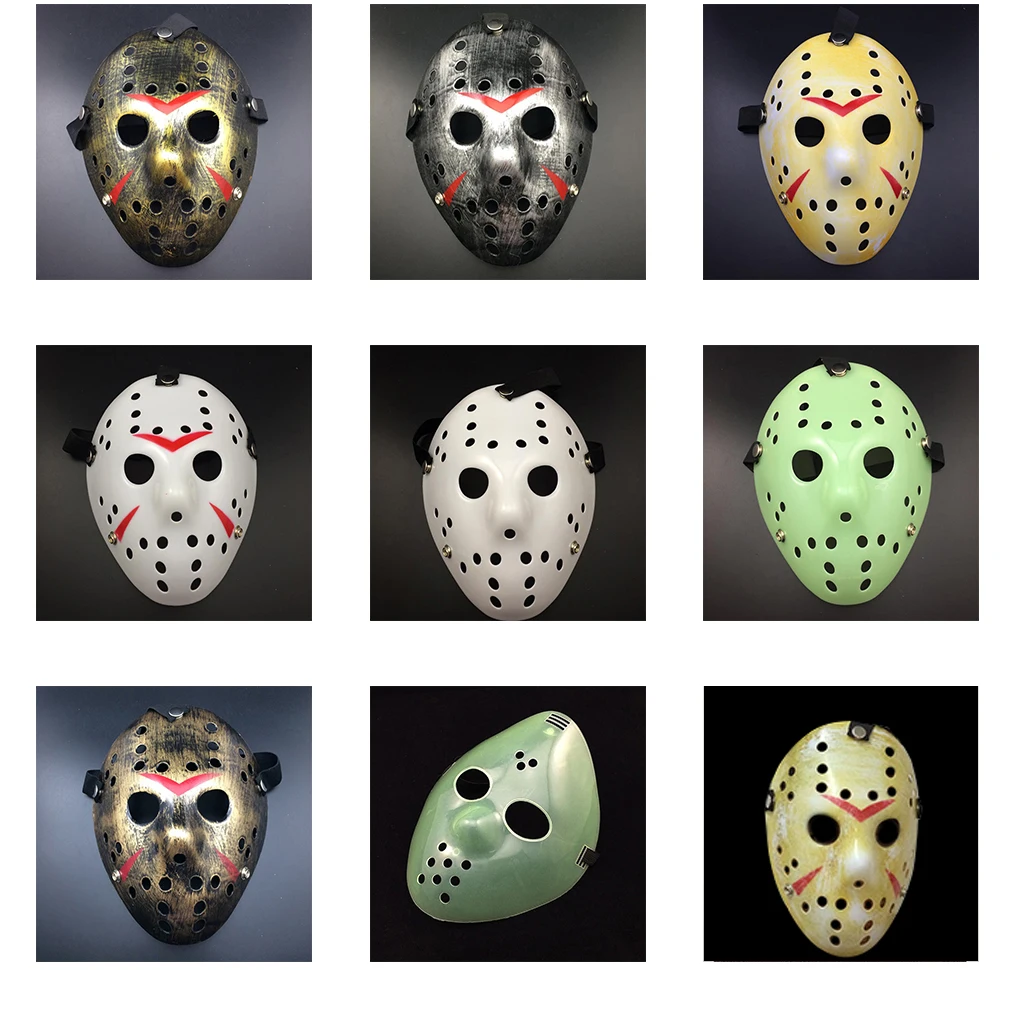Funny Horror Mask Halloween Masquerade Thickened Jason Party Christmas Full Face Plastic Adults JR0005 | Дом и сад