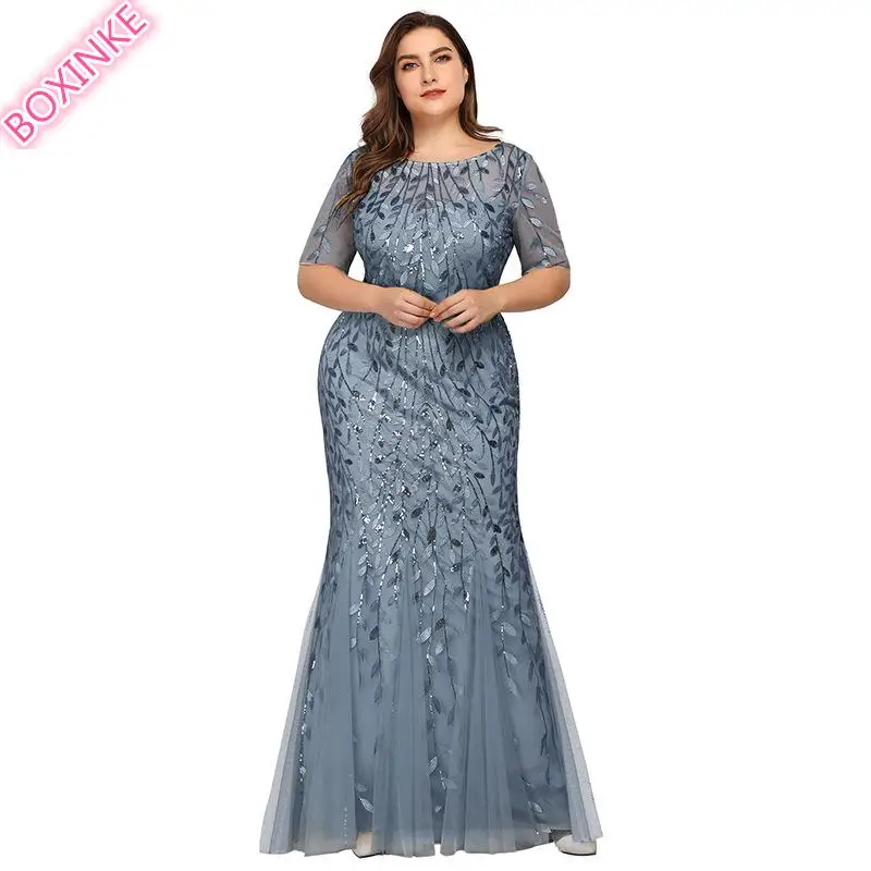 Платье из сетчатой ткани, распродажа, полиэстер, Украина, Вадим vestidos mujer, евро-американское платье с бусинами, марля, рыбий хвост