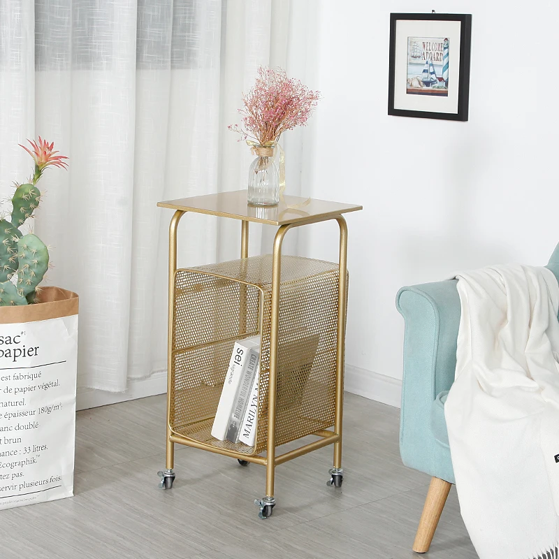 Coffee с несколькими шкафчиками для хранения креативный ночной столик |