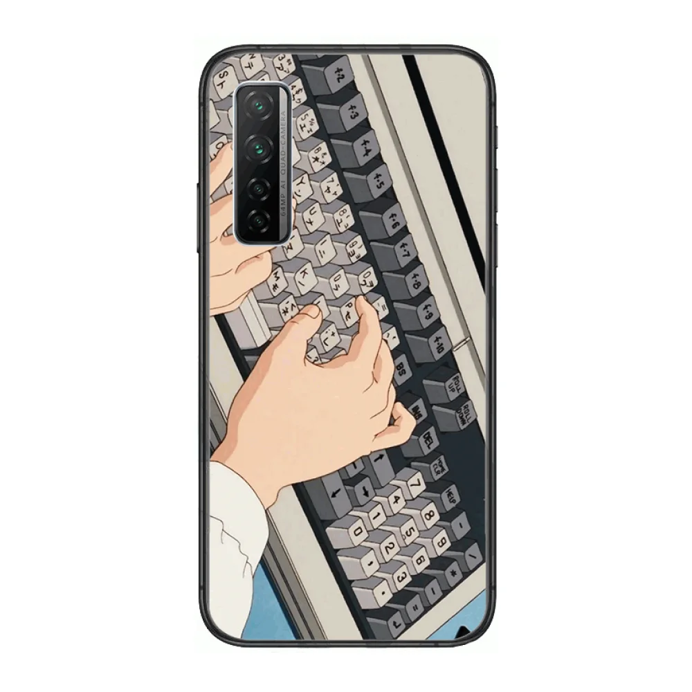 

Fashion Delicate Phone Case For Huawei Nova p10 lite 7 6 5 4 3 Pro i p Smart ZBlack Etui 3D Coque Painting Hoesje