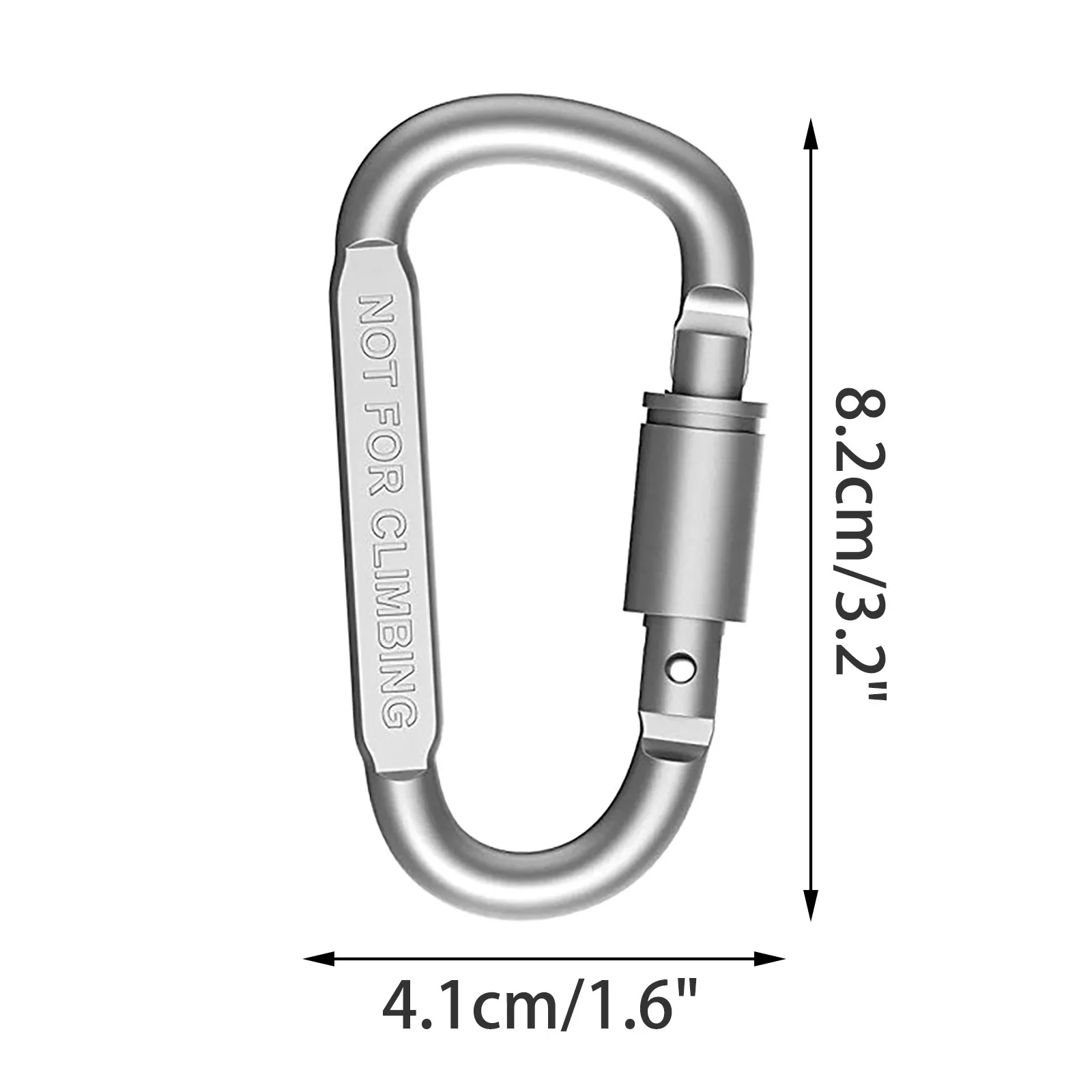 

Carabiner Outdoor Carabiners Aluminum Alloy D-type Quick-hanging Buckle With Lock Key Tool Fast Shipiing New Outdoor Carabiner