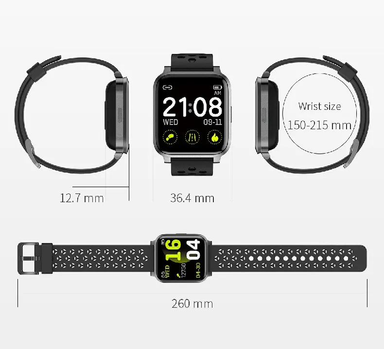 X3 Smart Watch Men IP68 Waterproof Full Touch Screen Heart Rate Monitor Sport watch For Android IOS | Электроника
