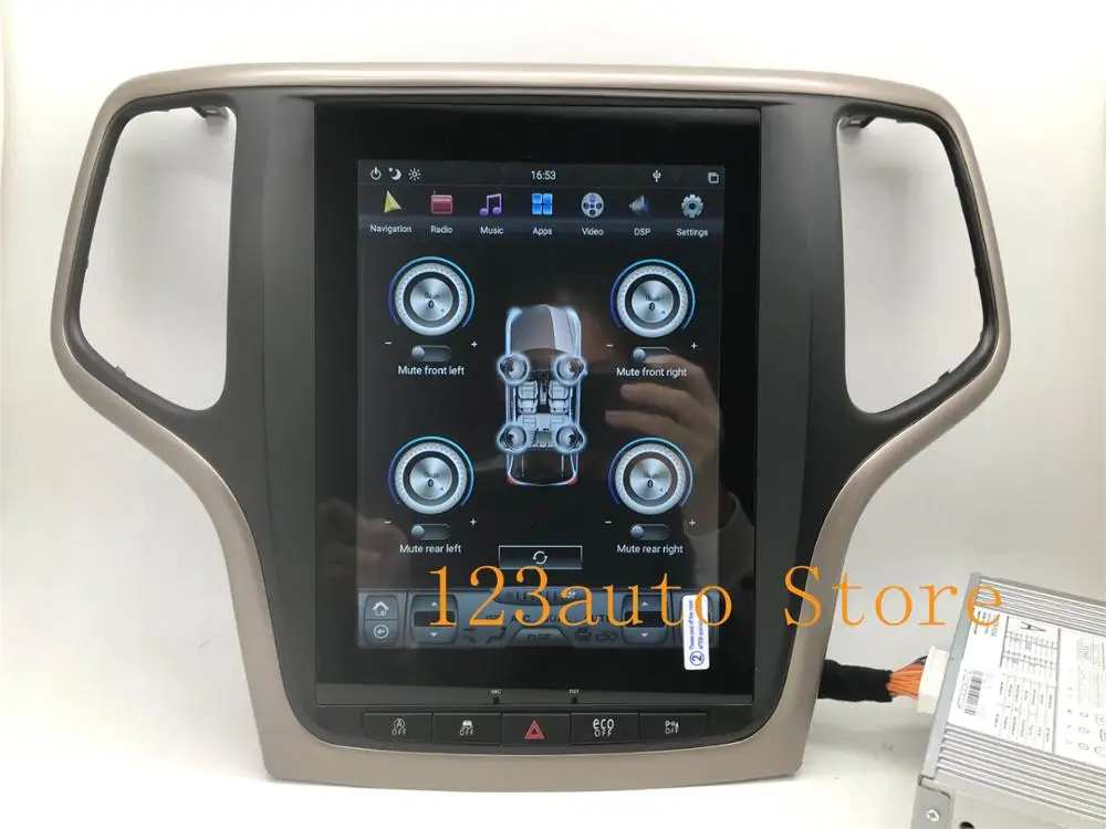 10 4 ''вертикальный экран Tesla Style Android 9 0 автомобильный DVD GPS навигатор плеер