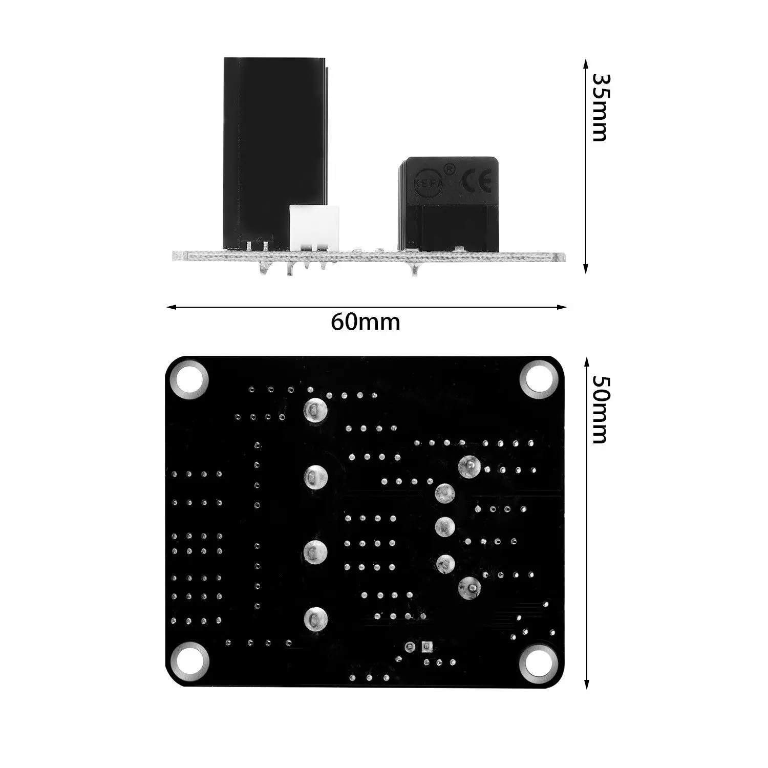 Модуль питания с подогревом 25А MOSFET Upgrade RAMPS 1 4 для 3d принтера монтажные отверстия: 3