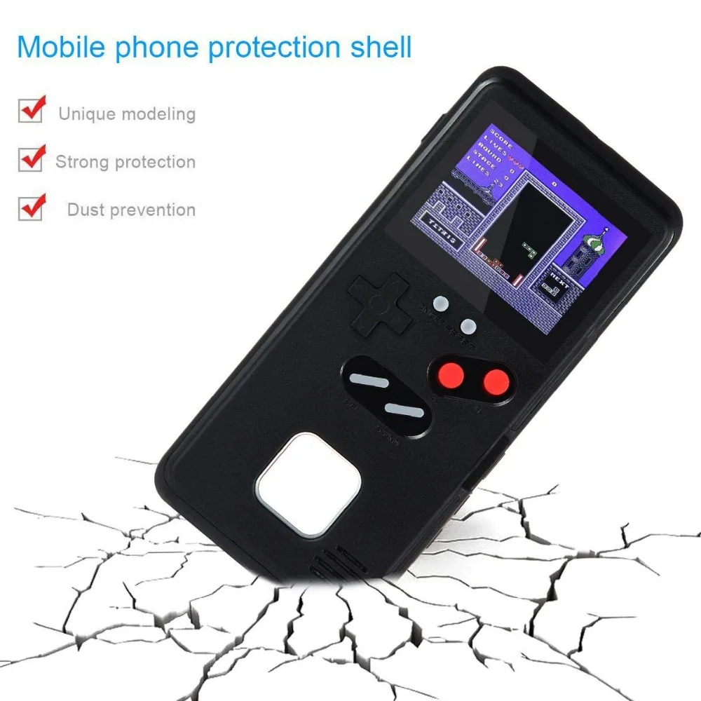 Цветной ретро дисплей Caseboy чехол для телефона Gameboy Huawei P20 P30 Pro Mate 20 с игрой Iphone 11 Max