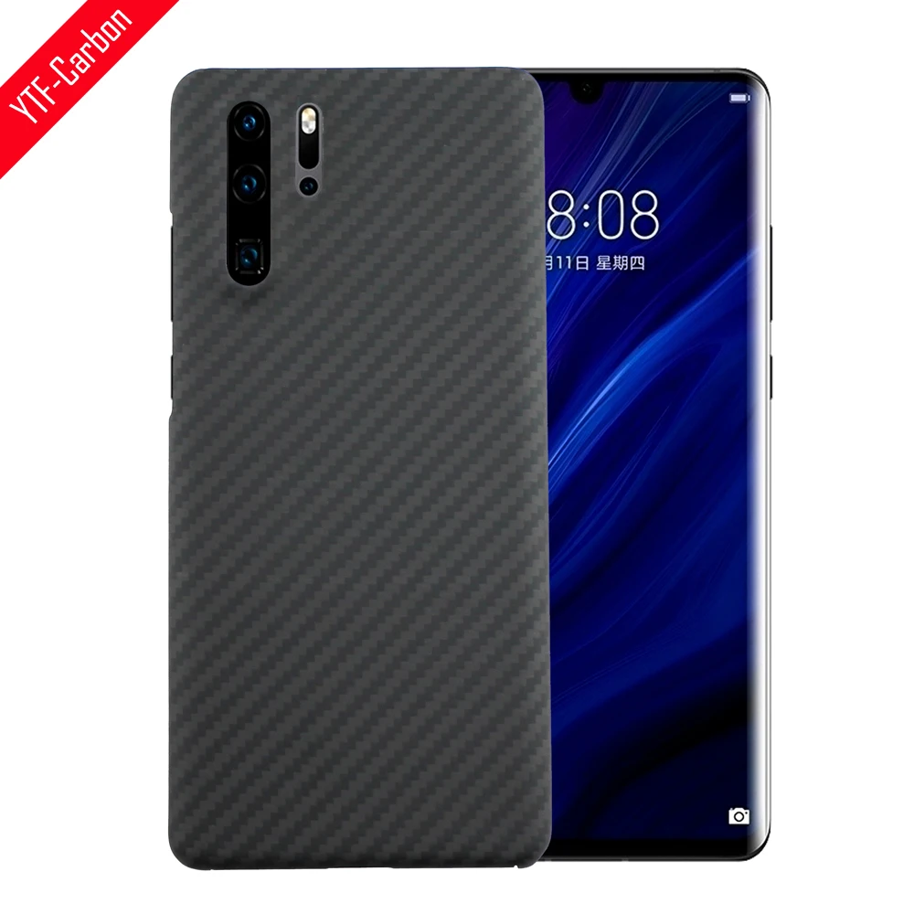 YTF чехол из углеродного волокна для телефона huawei P30 pro арамидного легкий тонкий