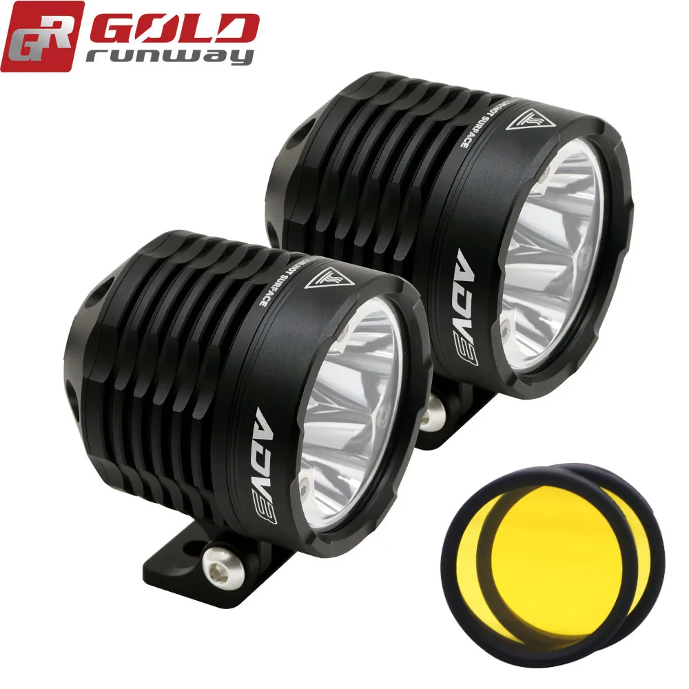Goldrunway GR ADV3 Черный ЧПУ Алюминий 2 3 дюймов 30X 3000LM 6000K VPL V5 MC мотоцикл привело