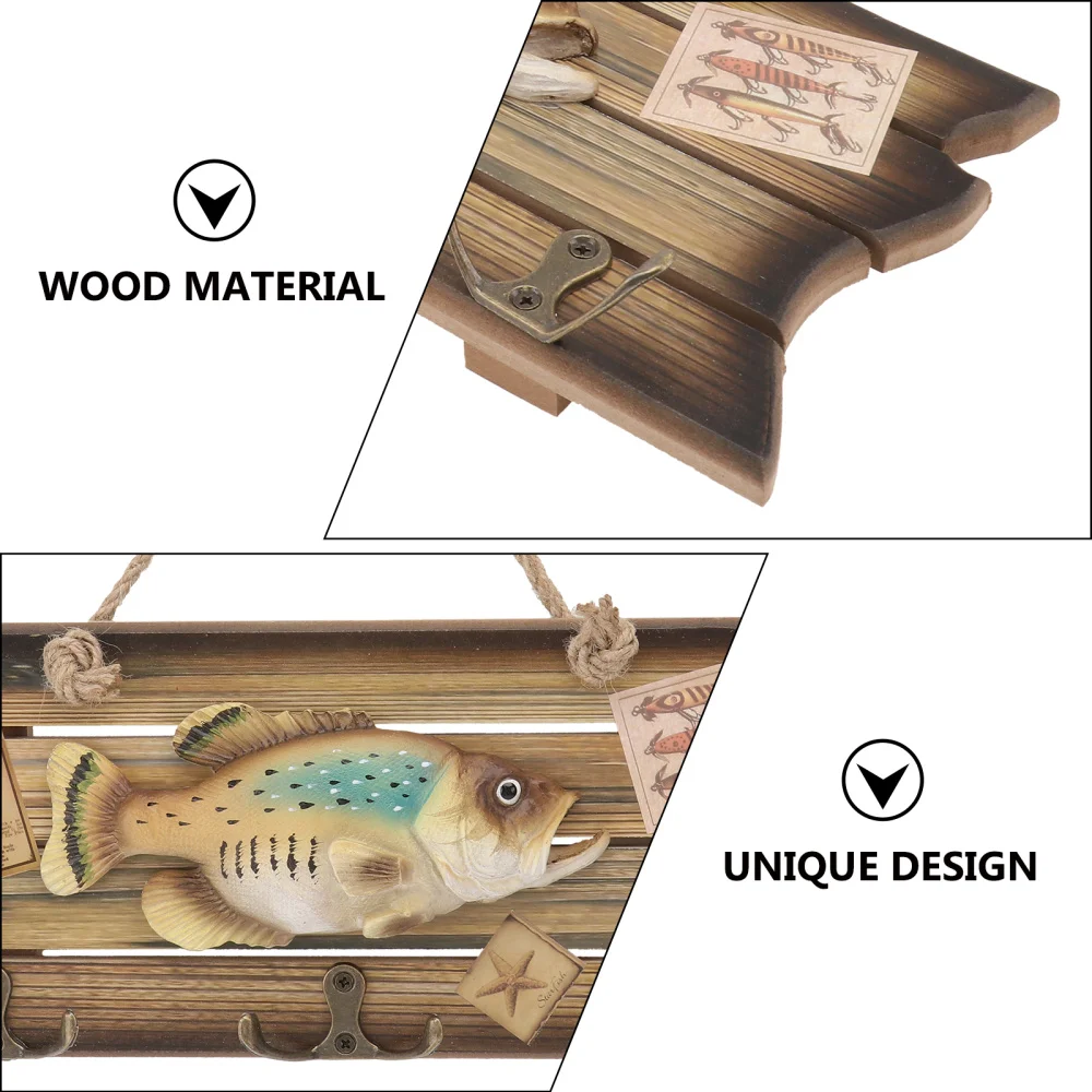 

1pc Creative Mediterranean Style Storage Hanger Creative Hanger Wall Decor