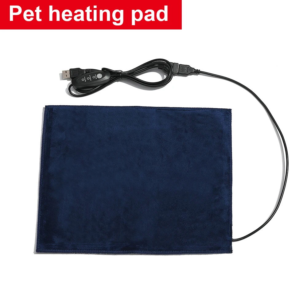 24x30cm 5V 2A USB Pet Warmer Heating Pad Electric Cloth Heater Pad Heating Element for Clothes Seat