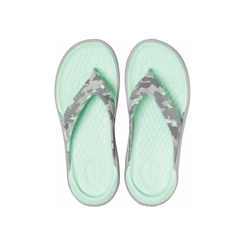 CROCS LiteRide Printed Camo Flip UNISEX|Пляжные и уличные сандалии| |