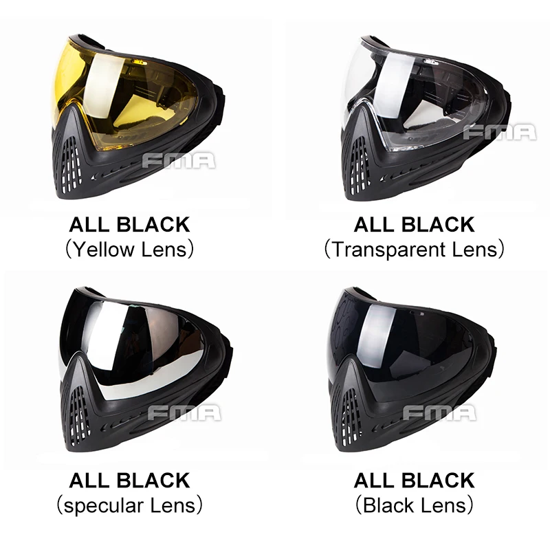 FMA F1 наружная пейнтбольная маска для страйкбола защитная анти очки тумана полная