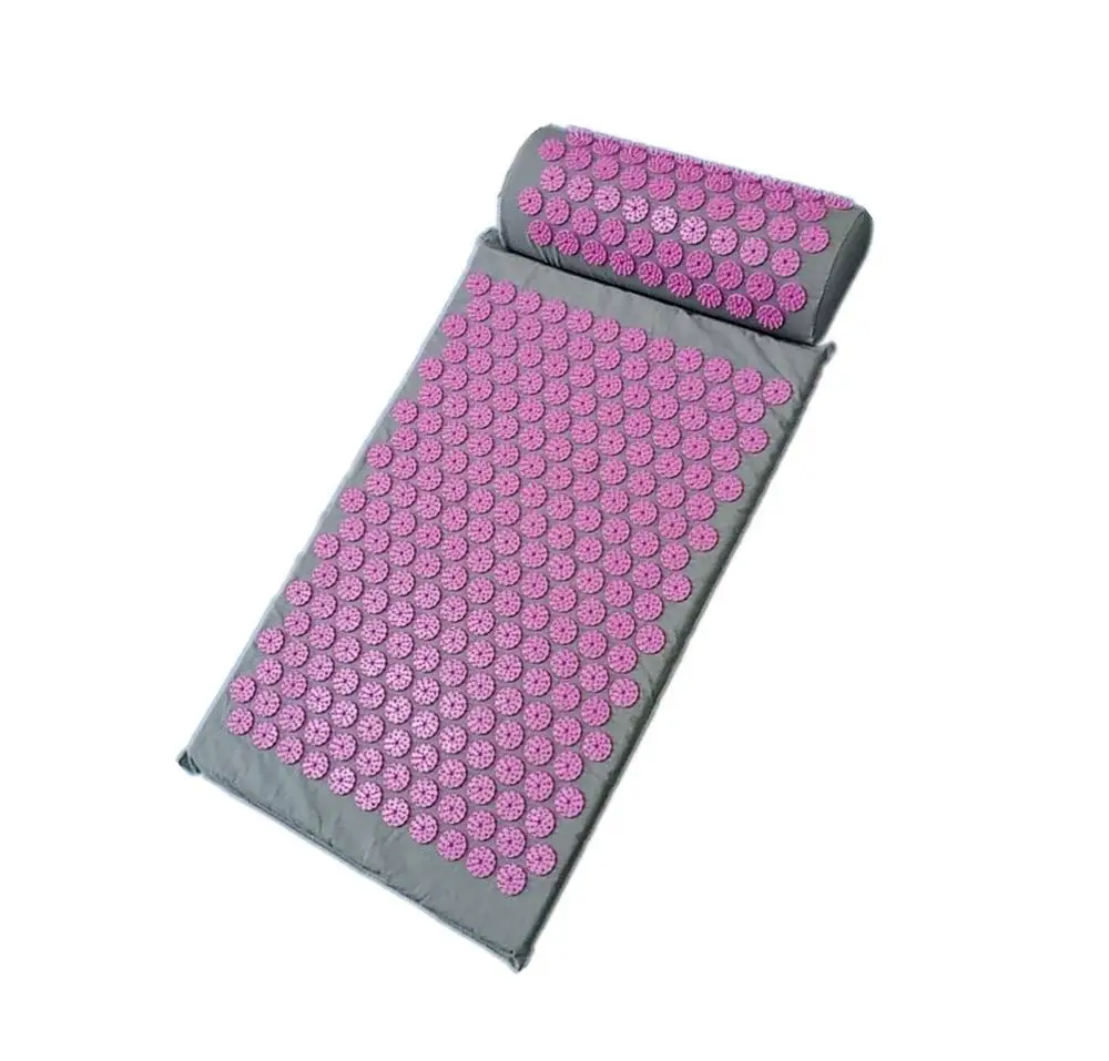 pillow x mat Массажер(приблизительно 67*42 см) подушка коврик Акупрессура снимает боль в спине тела шип Подушка Акупунктура Массажный коврик с подушкой - Цвет: pillow x mat