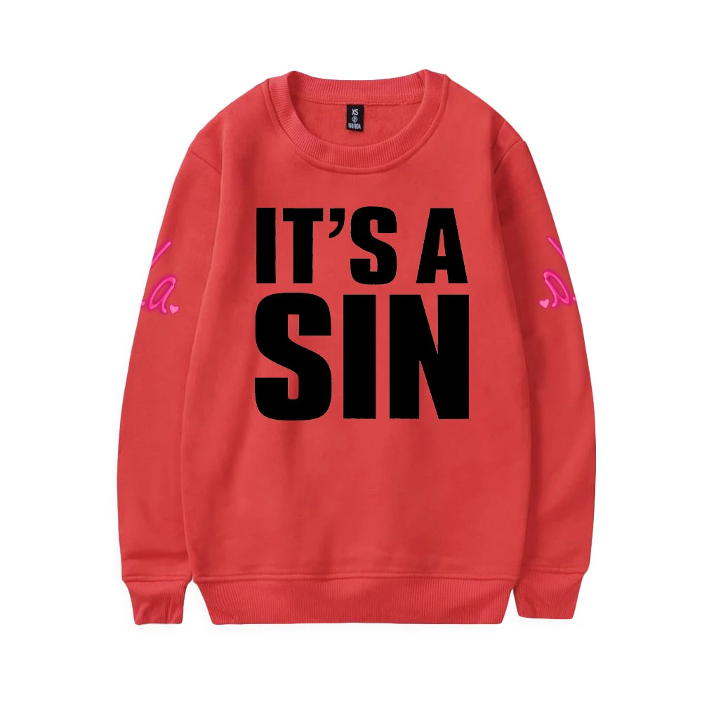 

It's a Sin Sweatshirt Unisex O-Neck Unisex Tracksuit Women/Men's Outwear Harajuku Streetwear 2021 Tv Series Clothes Plus Size