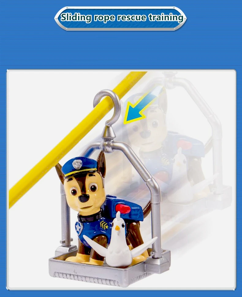 Paw patrol производитель авторизованный подлинный собачий патруль спасательный тренировочный центр хотите, чтобы команда моделирования набор декораций игрушечный набор