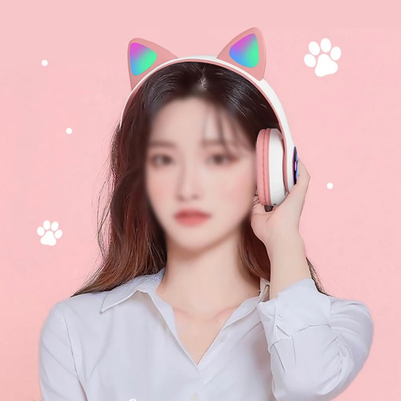 Беспроводные наушники necomimi с кошачьими ушами Bluetooth гарнитура STN 28 беспроводные