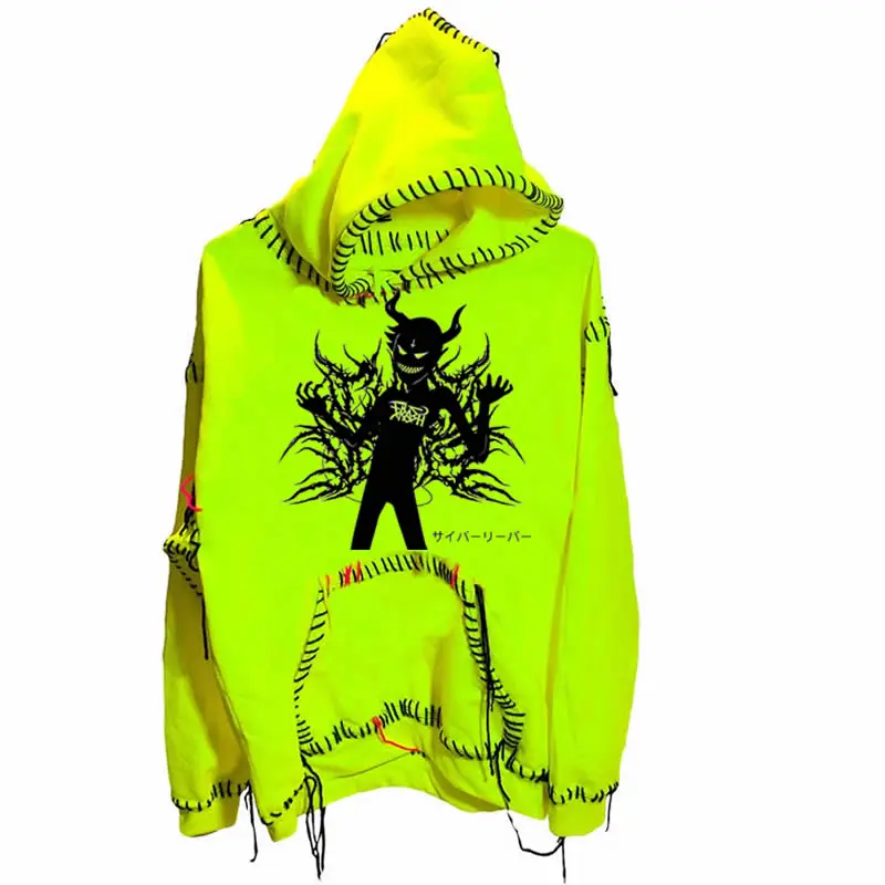 Худи Street Rock Hoodiees в эстетике с капюшоном dies1of1 худи ручной вышивкой стиле рэп хип
