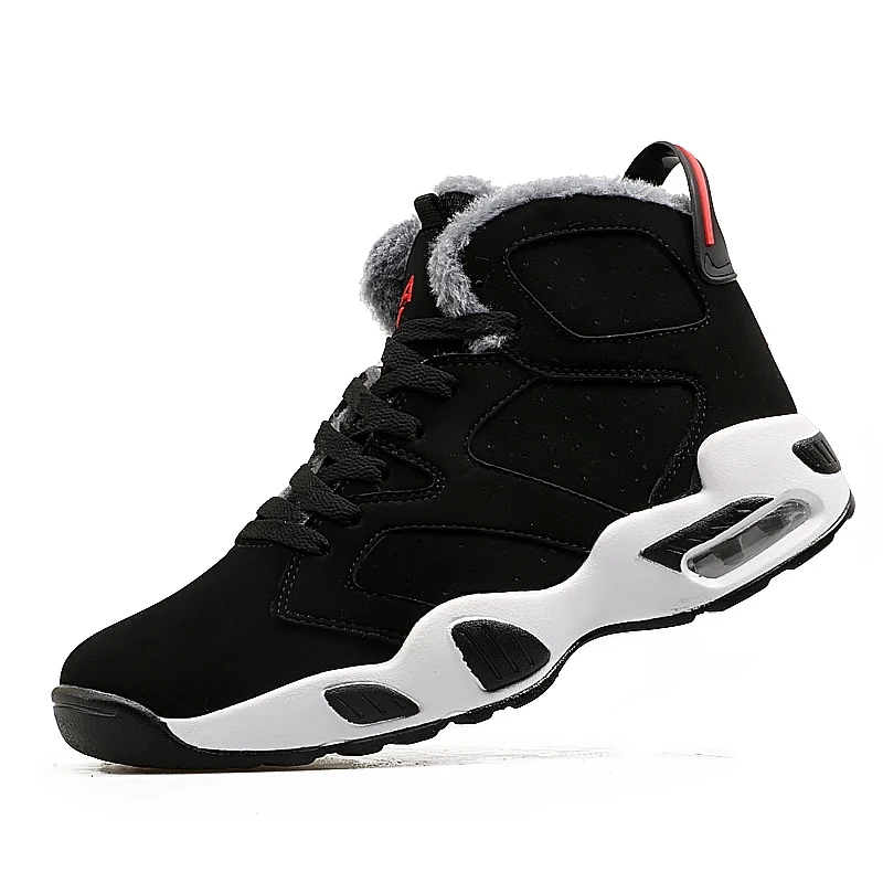 

Зимние очень теплые кроссовки унисекс, мужские снежные ботинки с подушкой, Мужская Рабочая защитная обувь, высокие ботильоны, Размеры 35-45