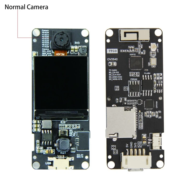 HFES T-camera Plus Esp32-Dowdq6 8Mb Spram модуль камеры Ov2640 1 3 дюймов дисплей камера - Цена: 1855.95