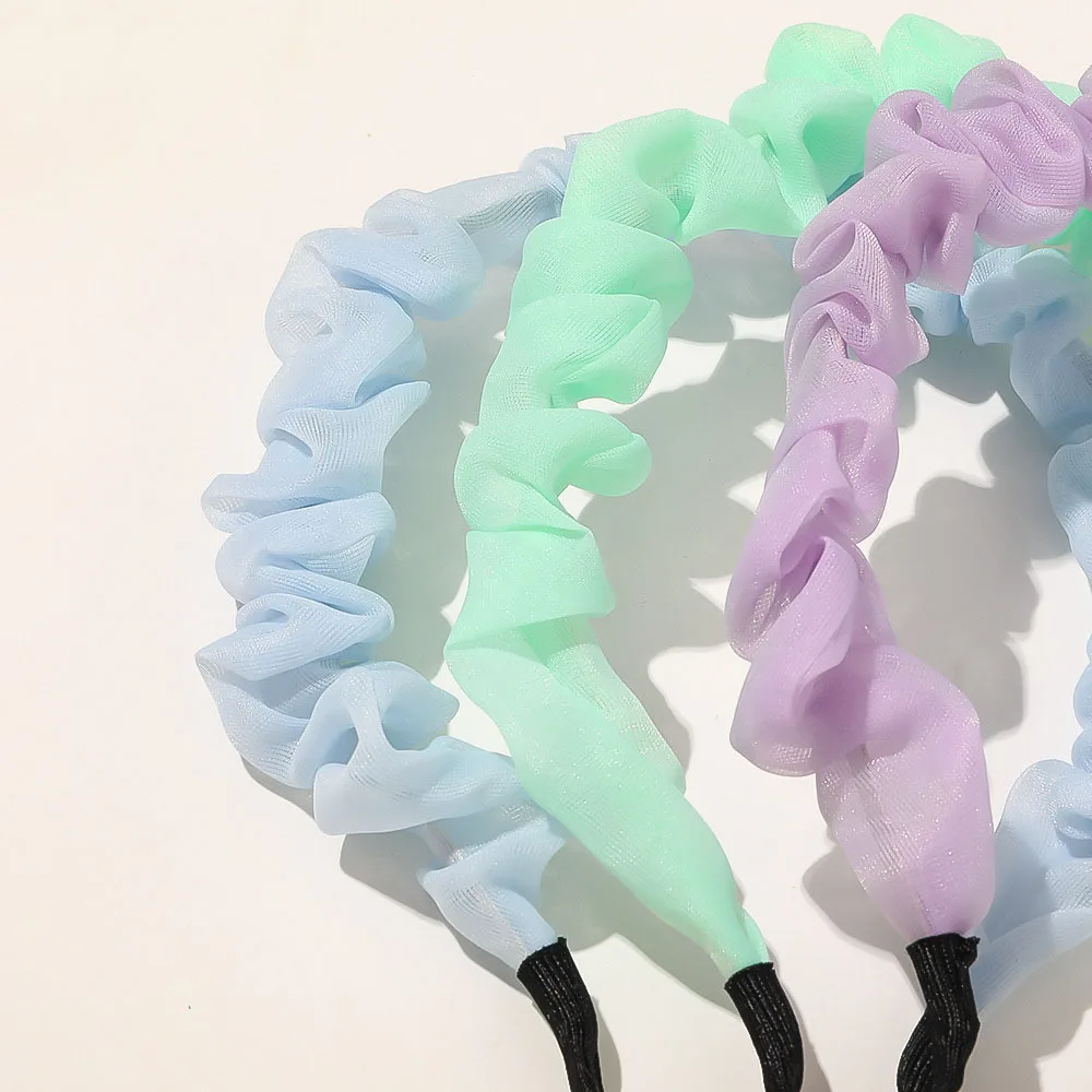 Ободок для волос женский в Корейском стиле изящная простая сетчатая повязка на