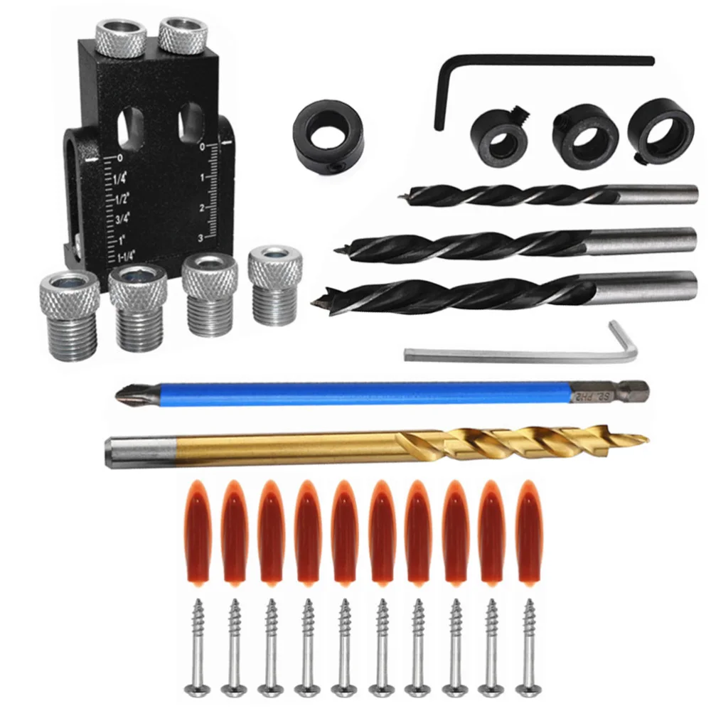 

1 Set Professional Oblique Hole Drilling Guide Puncher Drill Bit Positioner