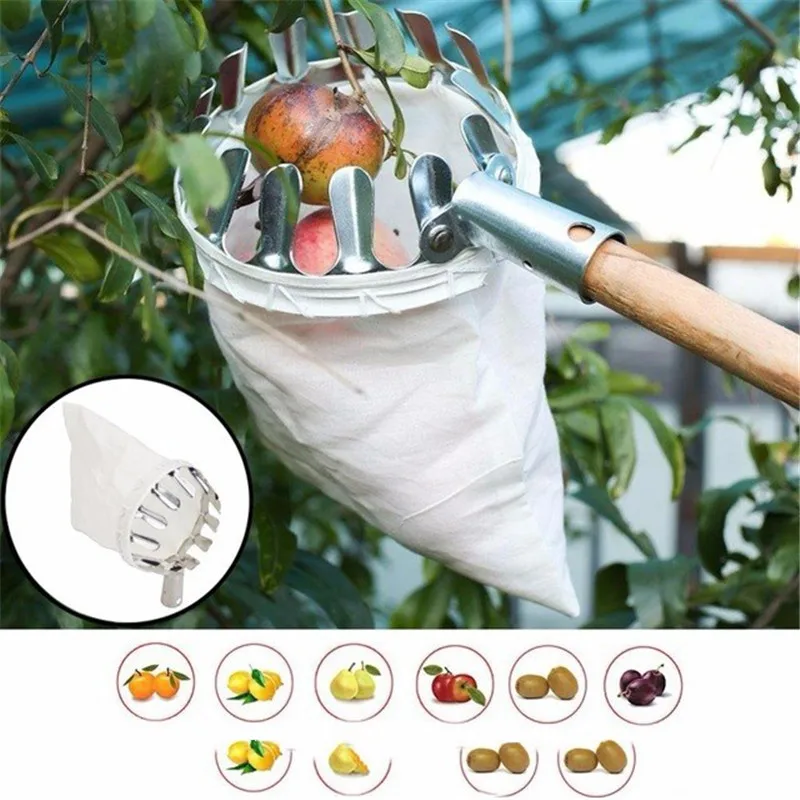 

1 шт. садовые инструменты головка для сбора фруктов металлические инструменты для сбора фруктов Ловца фруктов