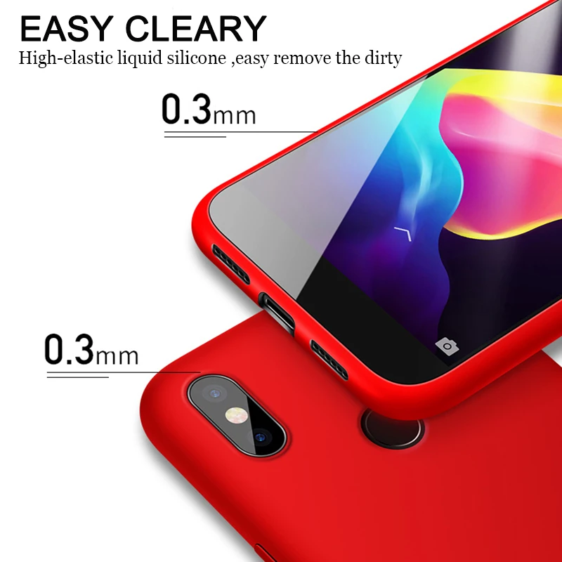 Liquid Silicone TPU Case For XiaomiMi Mi 9 SE 8 Lite F1 Slim Soft Cover Xiaomi RedMi Note 7 6 5A Pro 6A K20 Go S2 | Мобильные