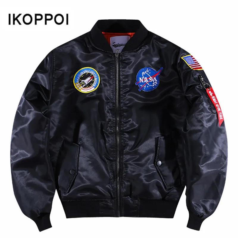 Trendy Brand Spring and Autumn Flight Jacket Casual Baseball Uniform Men's Thin Loose plus Size Short winter jacket men