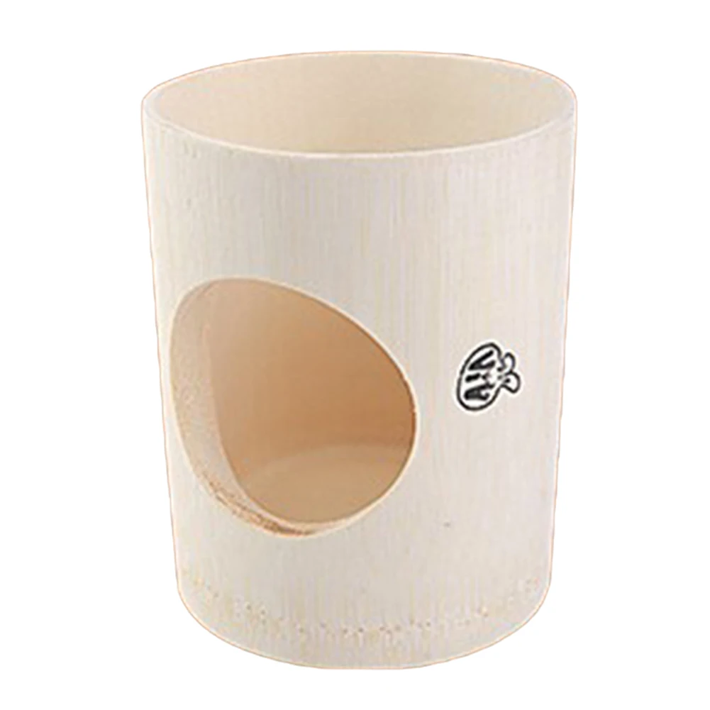 Новое 2 отверстия маленькое животное хомяк бамбуковый Дом Гнездо подвесная