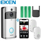 Eken V5 Smart Телефонный звонок визуальный Запись видео звонок Ночное видение Беспроводной Wi-Fi безопасности дома монитор домофон Белл