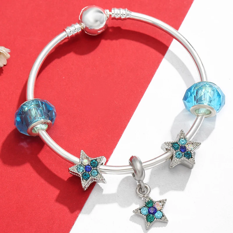 BAOPON модный подарок ювелирное изделие очаровательный браслет с Микки и Минни