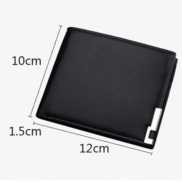 B1 12x1.5x10cm Мужской кошелек из искусственной кожи, мужской кошелек на молнии, кошелек для монет, маленький брендовый мужской кошелек, Мультифункциональный кошелек, мода, cartera hombre - Цвет: B1 12x1.5x10cm