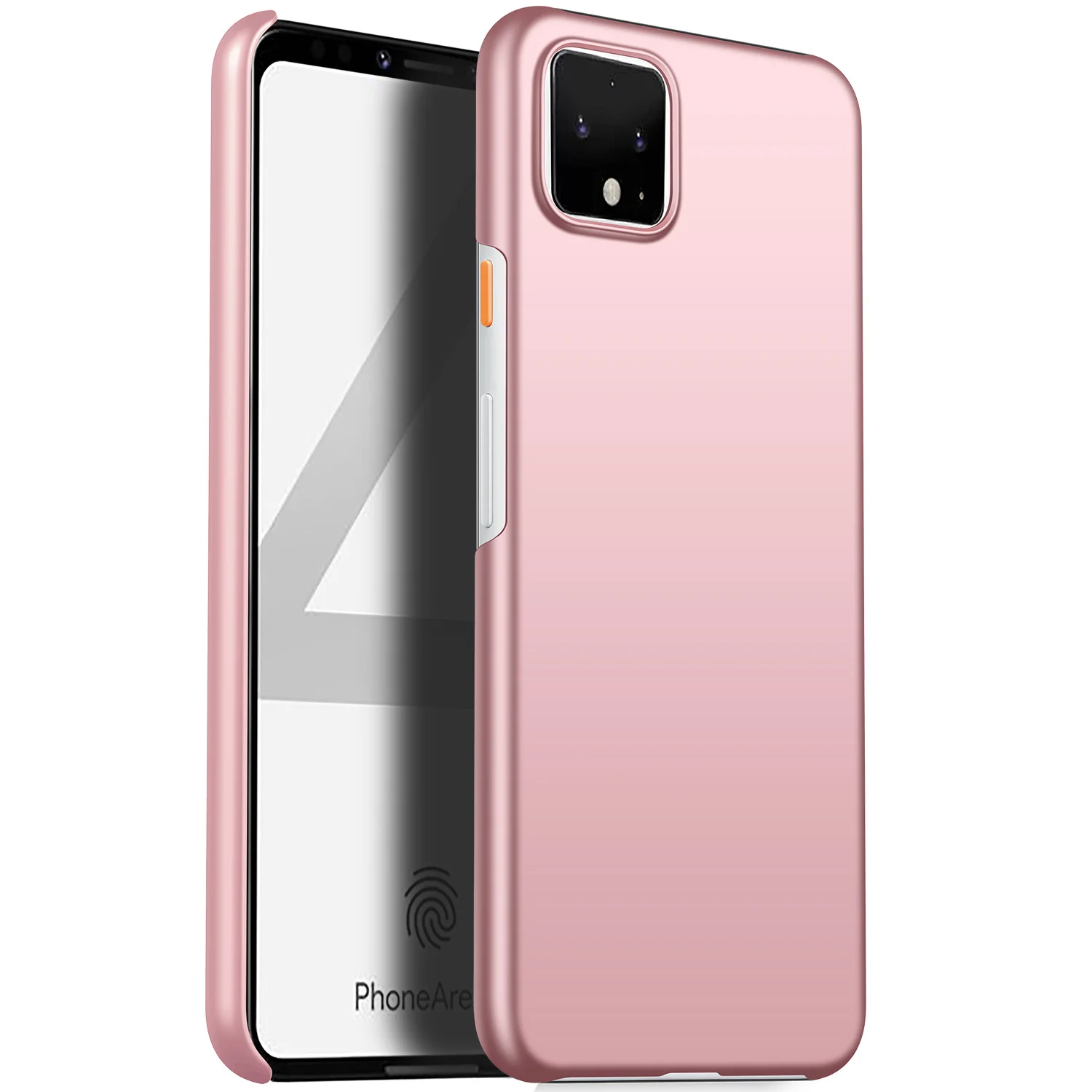 Розовый Чехол для Google Pixel 4/Google Pixel 4 XL, ультратонкая Минималистичная тонкая защитная задняя крышка-чехол для телефона для Google Pixel 4 - Цвет: Розовый