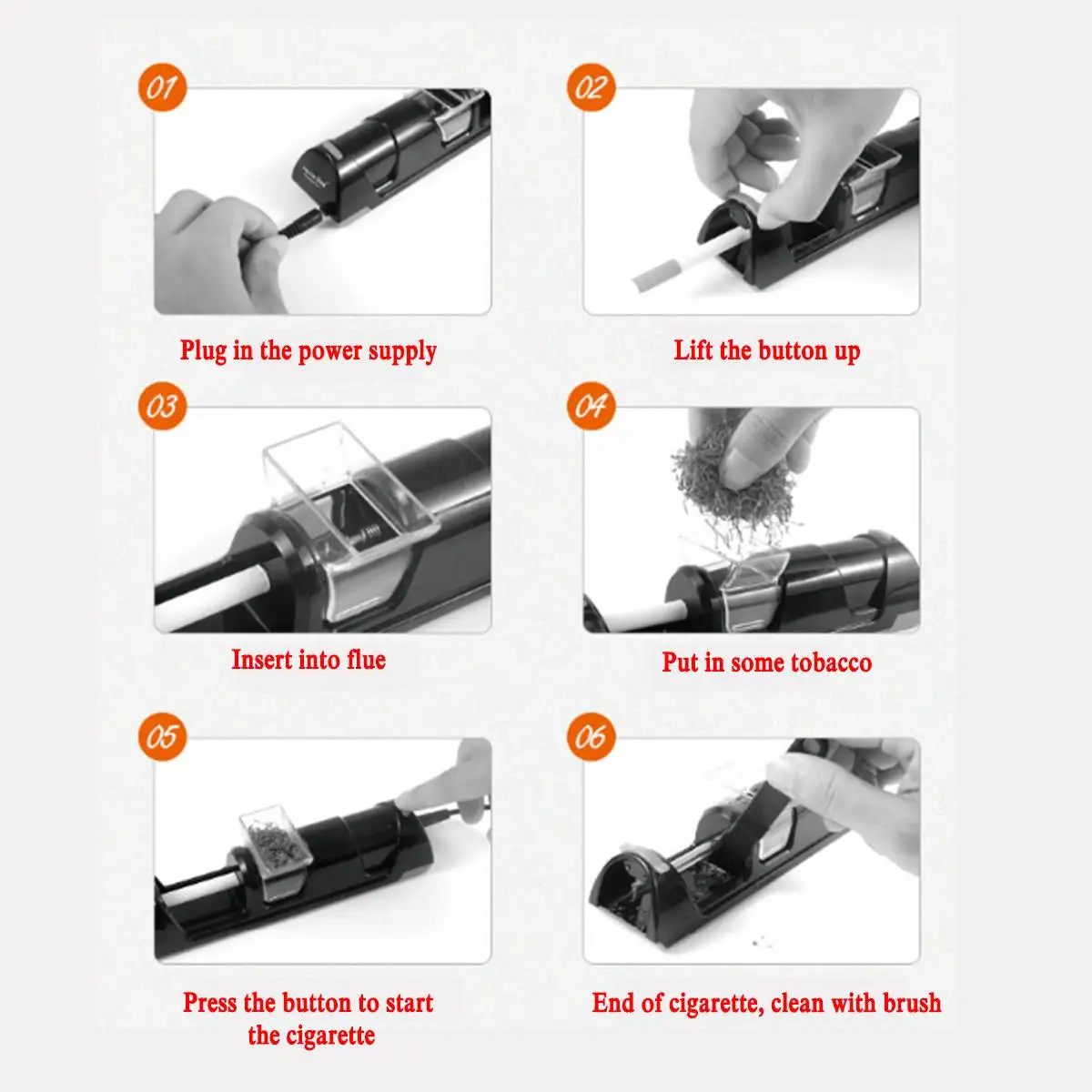 Электрическая автоматическая машина для прокатки сигарет из нержавеющей стали