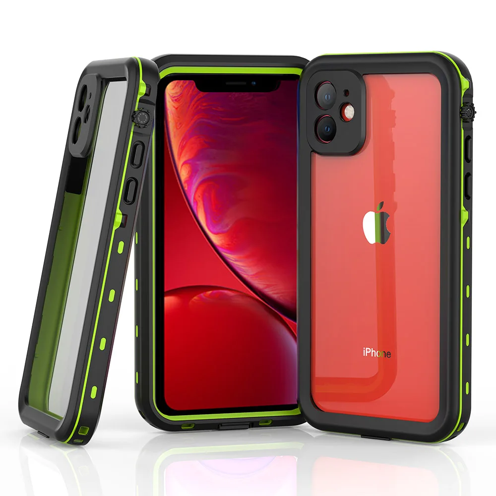 Для iphone 11 Pro Max Redpepper Водонепроницаемый IP69 подводный 2 м жизнь водонепроницаемые ударопрочный жесткий чехол для iphone XS Max X XR