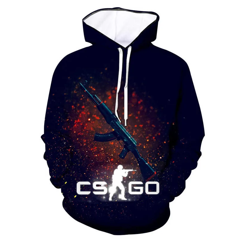 Крутая CS GO геймер Толстовка Counter Strike Global offency CSGO мужская толстовка с капюшоном, качественная брендовая одежда, забавная толстовка с 3d принтом - Цвет: ZLC-DL-CS18