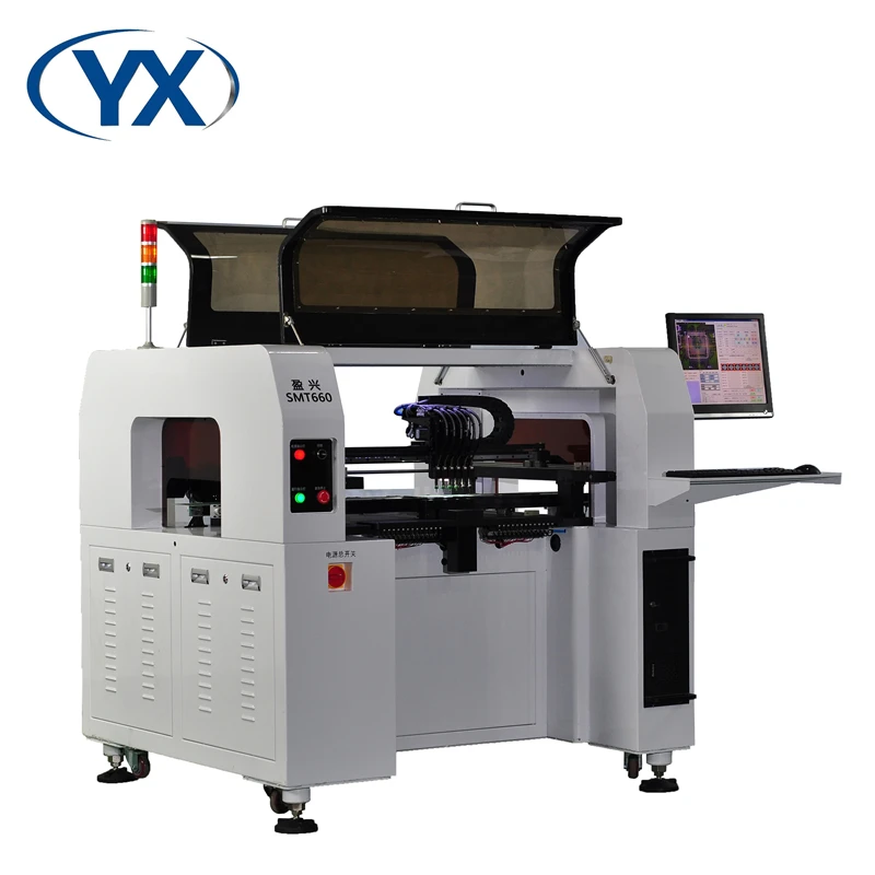 Higher Efficiency Pick and Place Machine SMT660 with Vision System Vibrate Feeders/LED Production Machine/SMT Equipment | Инструменты