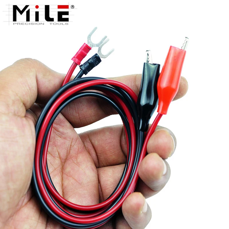 

ATTEN Regulated DC Power Supply Output Test Line High Temperature Resistant Silicone Wire 5A Copper Alligator Clip Wire Cable