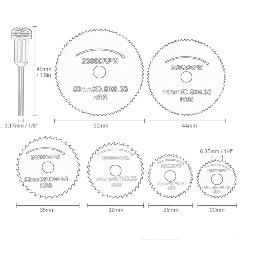 

Mini Circular Saw Blades Cutting Extension Rod Wood Plastic Aluminum Woodworking Plastic Plate Circular Saw Blade