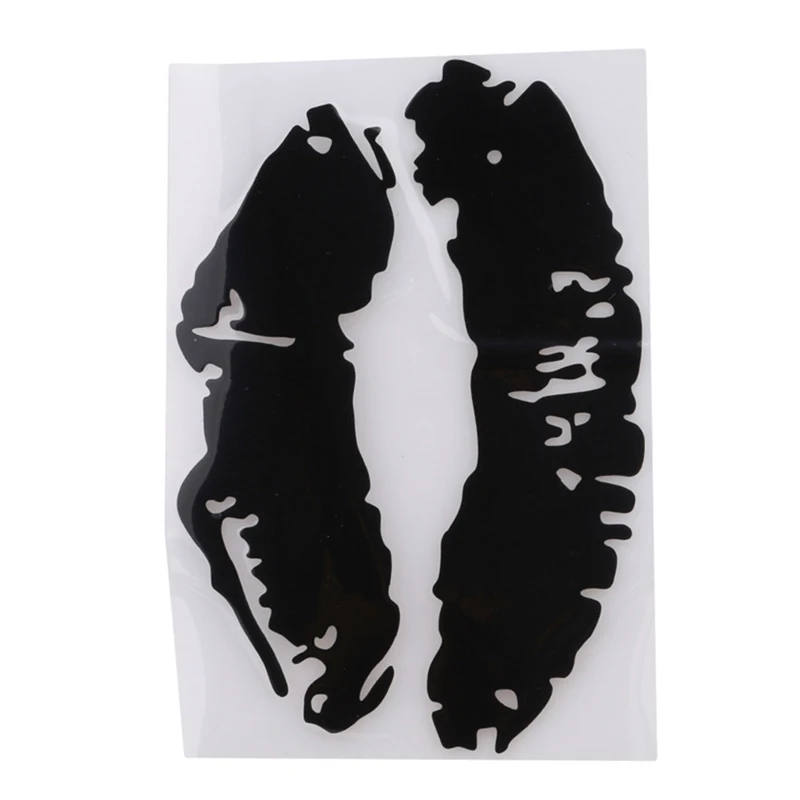 В виде красных губ стикер изображающий поцелуй Авто Стикеры автомобиль грузовик