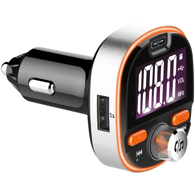 QC3.0 Быстрая зарядка Автомобильный MP3-плеер Bluetooth 5 0 fm-передатчик светодиодный