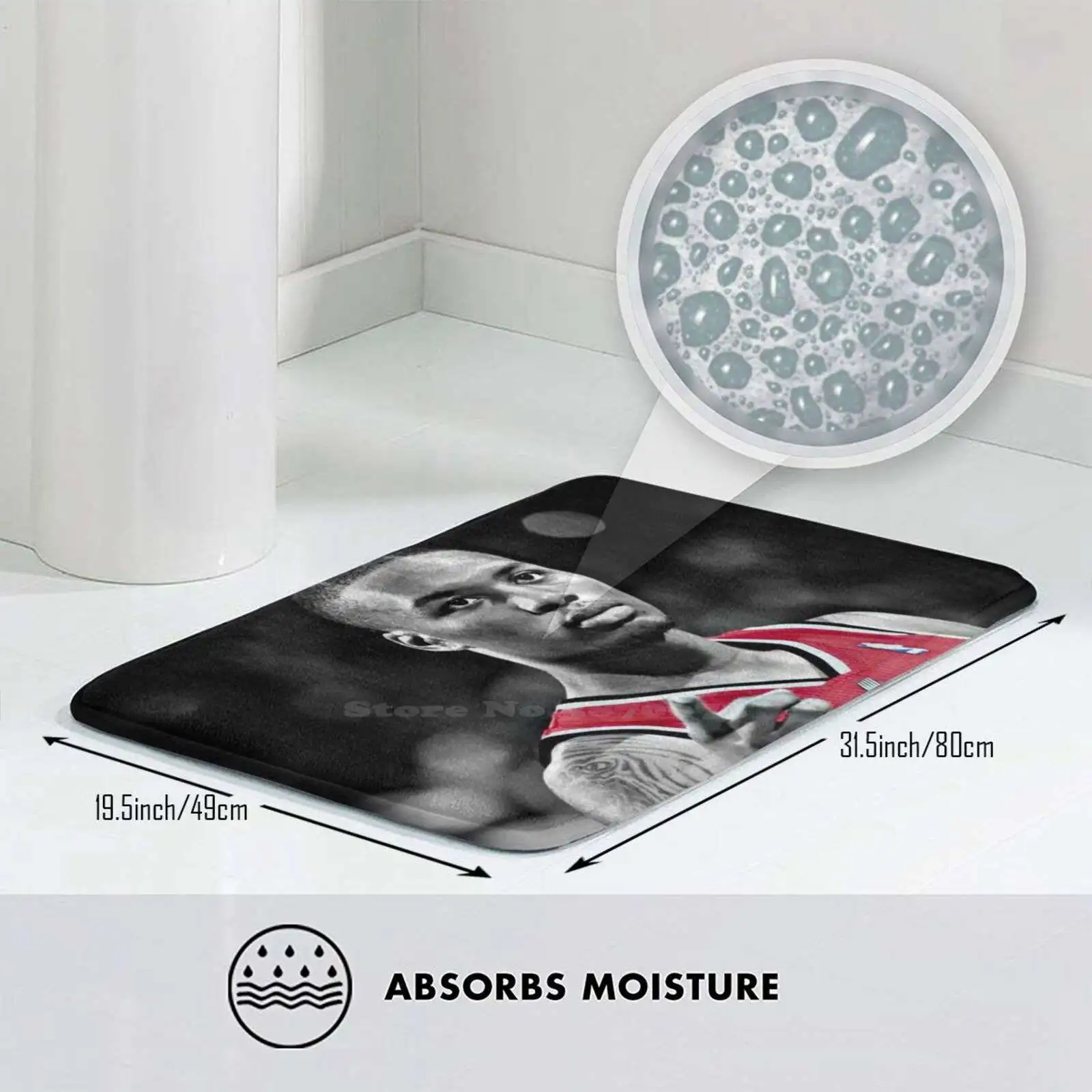 Мягкий Нескользящий Коврик для баскетбола с 3D эффектом | Дом и сад